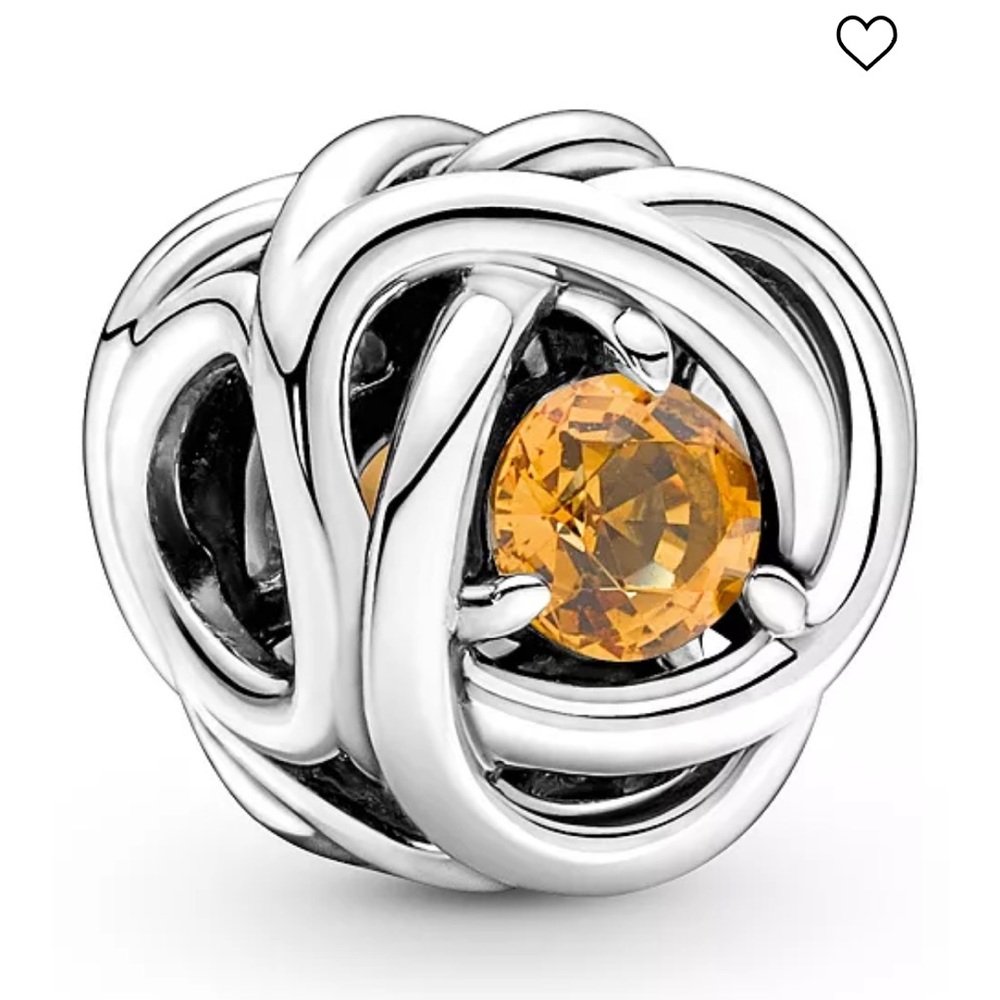 Pandora topaz gem charm!!